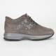 Hogan Buty szare sportowe