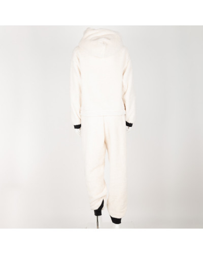 Moncler Dresy kremowe komplet
