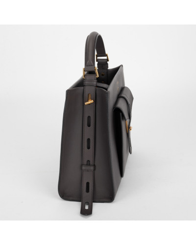 Tom Ford Torba szara T twist small