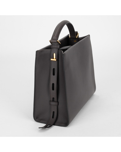 Tom Ford Torba szara T twist small