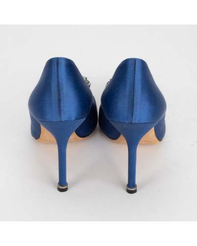 Manolo Blahnik  Buty niebieskie szpilki