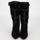 Isabel Marant Buty czarne botki na obcasie z jetami