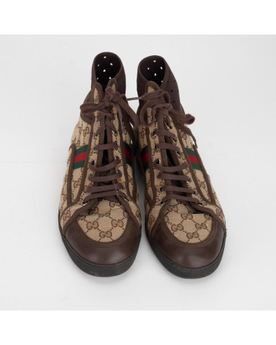 Gucci Buty trampki męskie w monogram