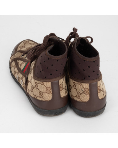 Gucci Buty trampki męskie w monogram