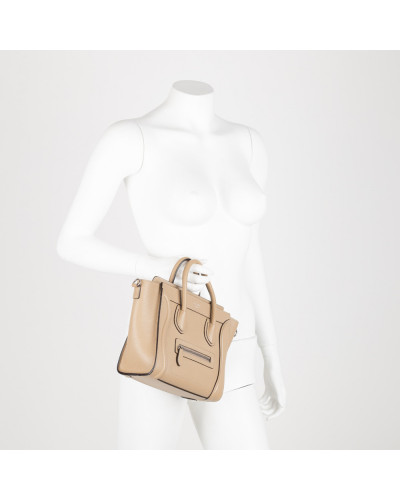 Celine Torba beżowa Luggage Bag