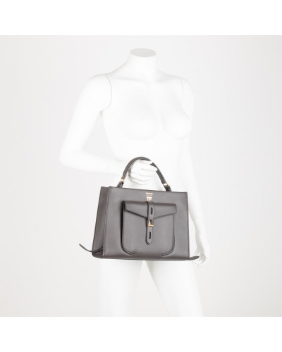 Tom Ford Torba szara T twist small