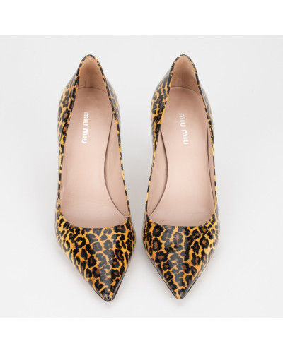 Miu Miu Szpilki w panterke