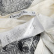 Dior T-shirt biały Mykonos, mała plamka
