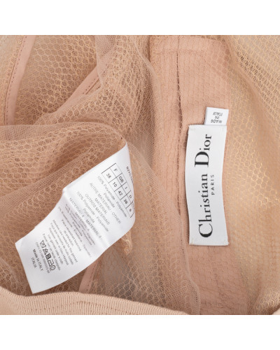Dior Ubranie jasnoróżowa bluza siateczkowa