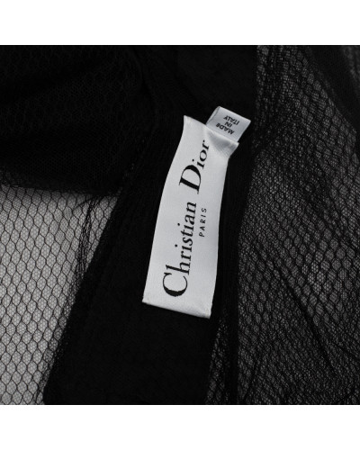 Dior Ubranie czarna bluza siateczkowa