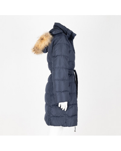 Max Mara Ubranie kurtka granatowa z kapturem