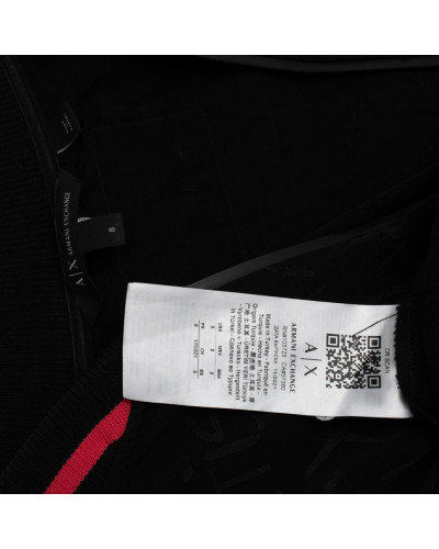 Armani Sukienka czarna w napisy