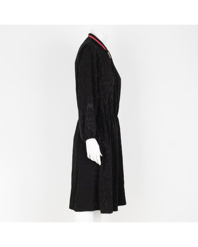 Armani Sukienka czarna w napisy
