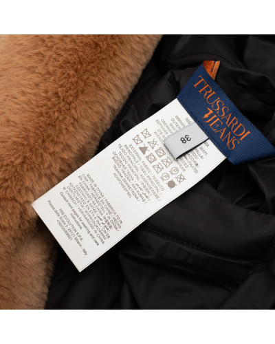 Trussardi Płaszcz pluszowy