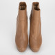 Jimmy Choo Buty brązowe botki na obcasie
