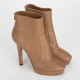 Jimmy Choo Buty brązowe botki na obcasie
