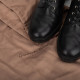 Gianvito Rossi Buty czarne botki sznurowane