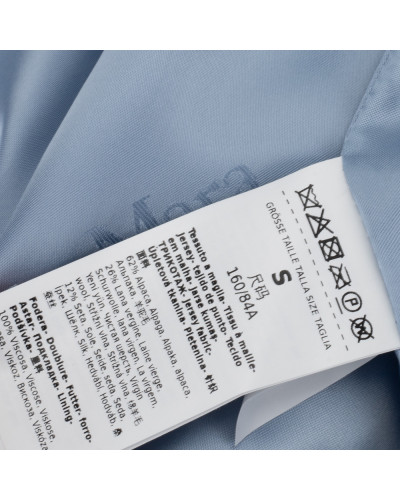 Max Mara Płaszcz teddy blekitny