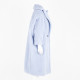 Max Mara Płaszcz teddy blekitny