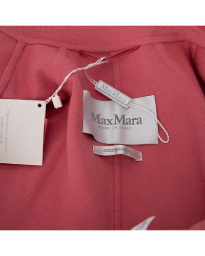 Max Mara Płaszcz rozowy welniany