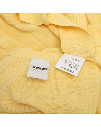 Jacquemus Ubranie żółta sukienka + top