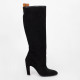 Stuart Weitzman kozaki czarne na obcasie