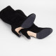 Stuart Weitzman kozaki czarne na obcasie