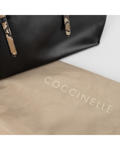 Coccinelle Torba czarna shopper