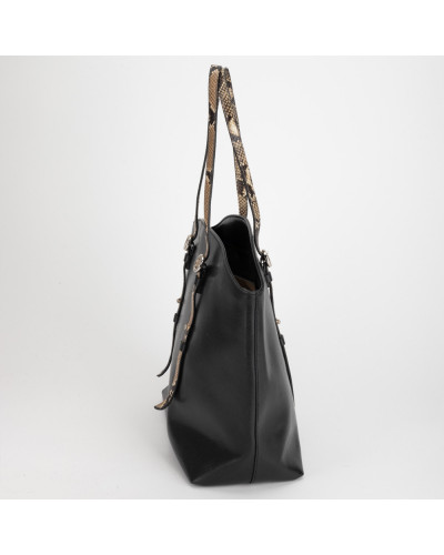 Coccinelle Torba czarna shopper