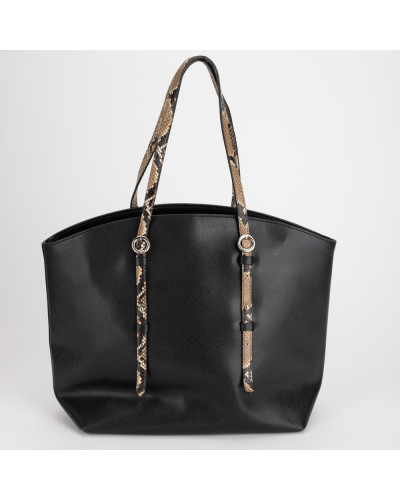 Coccinelle Torba czarna shopper