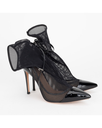 Gianvito Rossi Botki z siateczki