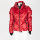 Moncler Kurtka czerwona zimowa