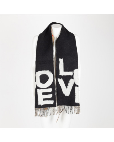 Burberry Szalik dwuatronny love