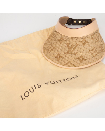 Louis Vuitton Nakrycie głowy daszek na głowę beżowy