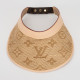 Louis Vuitton Nakrycie głowy daszek na głowę beżowy