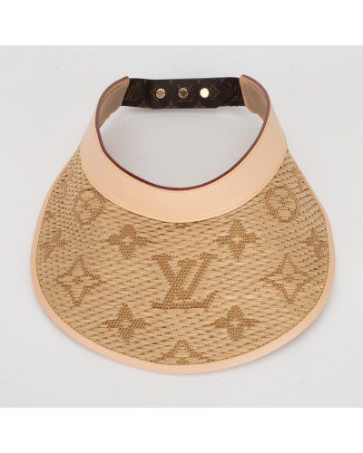 Louis Vuitton Nakrycie głowy daszek na głowę beżowy