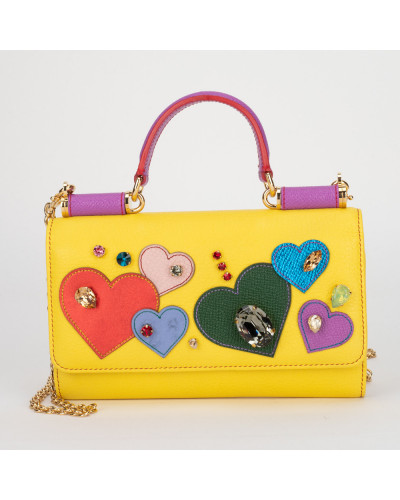 Dolce & Gabbana Torba/portfel zółto-fioletowa
