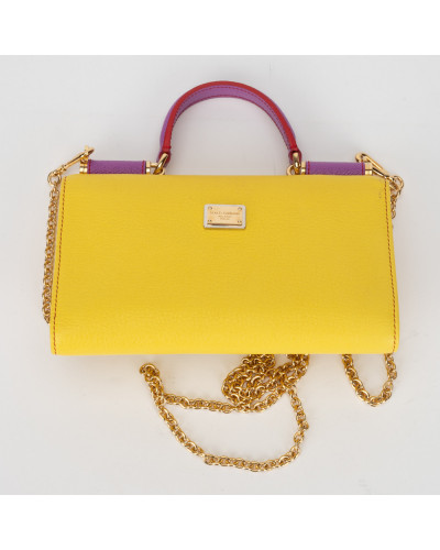 Dolce & Gabbana Torba/portfel zółto-fioletowa