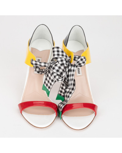 Miu Miu Buty sandałki na szpilce Calzature Donna