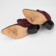 Isabel Marant Buty botki zamszowe bordowe