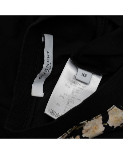 Givenchy T-shirt czarny. z nadrukiem