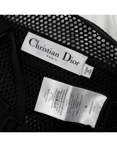 Dior Ubranie czarna kamizelka siateczkowa