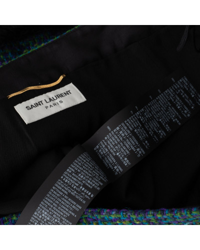 Saint Laurent  Ubranie spódnica mini z futerkiem