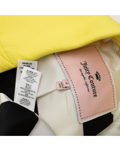 Juicy Couture Ubranie żółty płaszcz