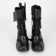 Chloe Buty czarne botki gumowe