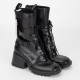 Chloe Buty czarne botki gumowe