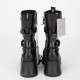Chloe Buty czarne botki gumowe
