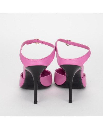 Moschino Buty szpilki różowe na obcasie