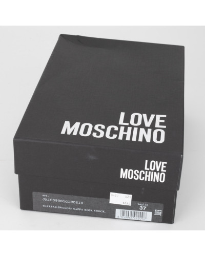 Moschino Buty szpilki różowe na obcasie