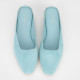 Mansur Gavriel Klapki niebiskie zamszowe